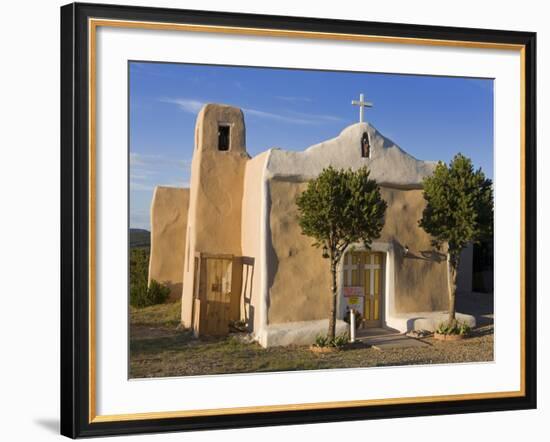 San Francisco De Asis Church Dating from 1835, Golden, New Mexico, United States of America, North -Richard Cummins-Framed Photographic Print