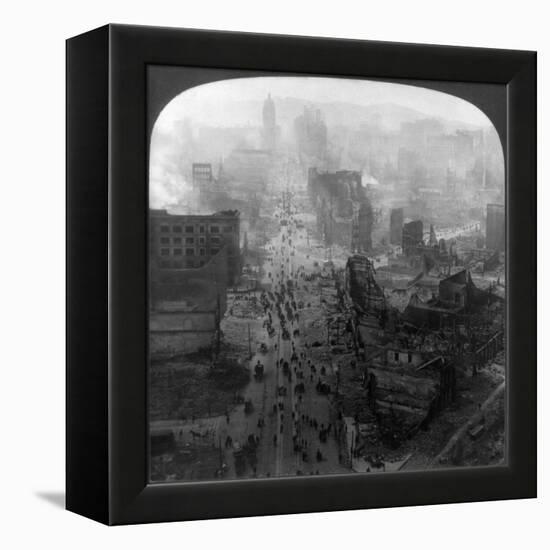 San Francisco Earthquake-null-Framed Premier Image Canvas