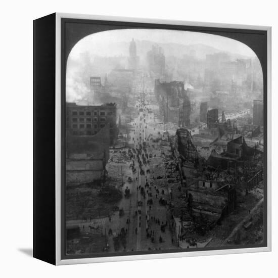 San Francisco Earthquake-null-Framed Premier Image Canvas