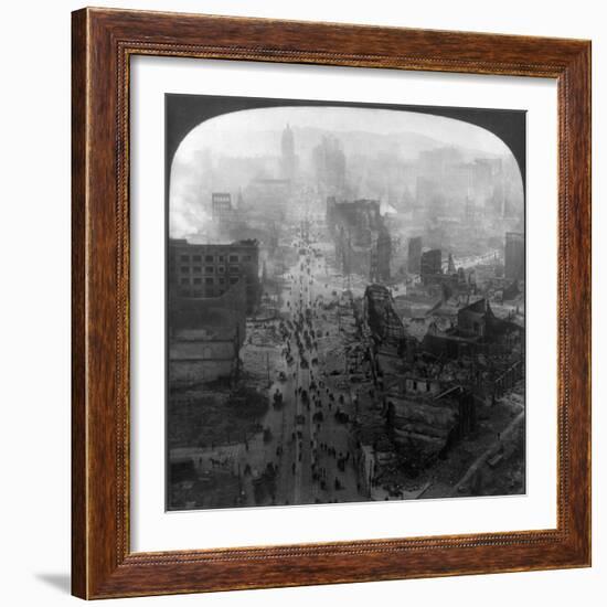 San Francisco Earthquake-null-Framed Giclee Print