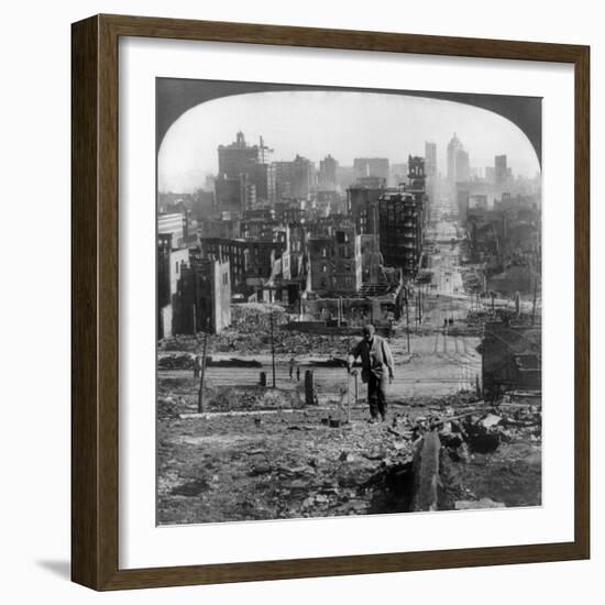 San Francisco Earthquake-null-Framed Giclee Print