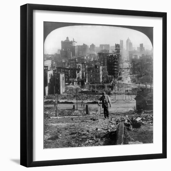 San Francisco Earthquake-null-Framed Giclee Print