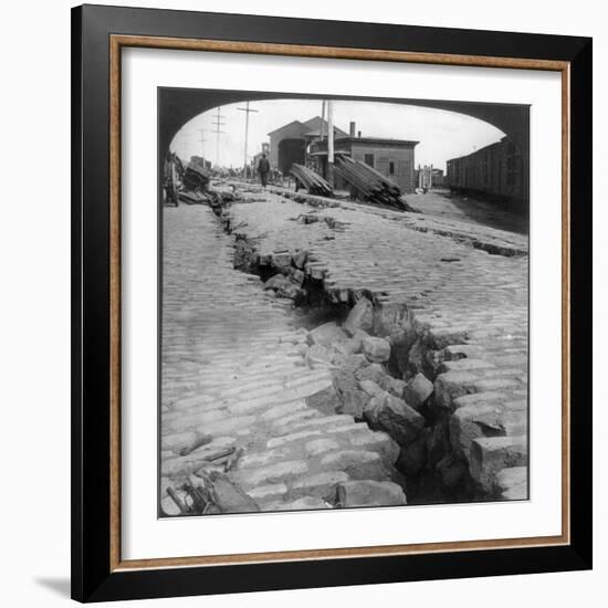 San Francisco Earthquake-null-Framed Giclee Print