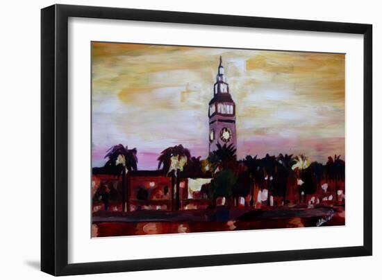 San Francisco Ferry Plaza Building-Markus Bleichner-Framed Art Print