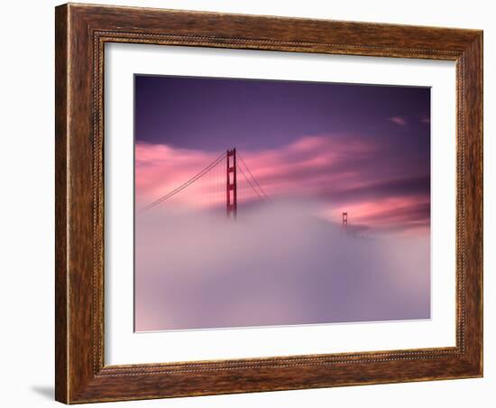 San Francisco Fog-Philippe Sainte-Laudy-Framed Photographic Print