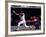 San Francisco Giants Willie Mays at Bat, Cincinnati Reds Catcher Johnny Bench Behind the Plate-John Dominis-Framed Premium Photographic Print