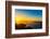 San Francisco Golden Gate Bridge Sunrise California USA from Marin Headlands-holbox-Framed Photographic Print