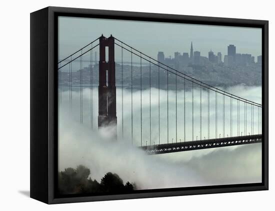 San Francisco Golden Gate Bridge-Paul Sakuma-Framed Premier Image Canvas