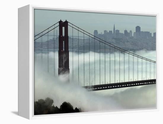 San Francisco Golden Gate Bridge-Paul Sakuma-Framed Premier Image Canvas