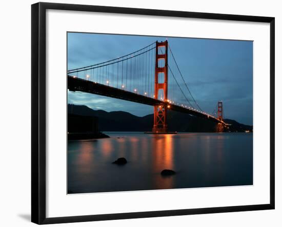 San Francisco Golden Gate Bridge-Marcio Jose Sanchez-Framed Photographic Print