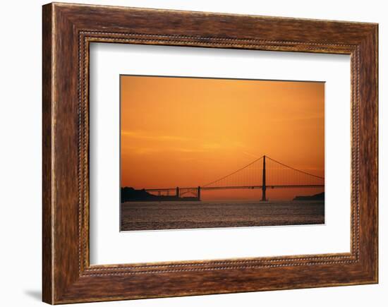 San Francisco Golden Gate Sunset-null-Framed Art Print