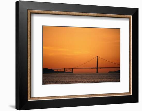 San Francisco Golden Gate Sunset-null-Framed Art Print