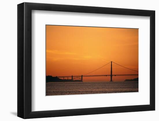 San Francisco Golden Gate Sunset-null-Framed Art Print