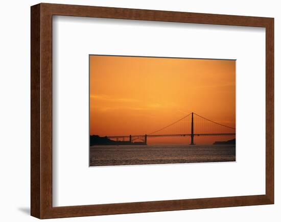 San Francisco Golden Gate Sunset-null-Framed Art Print