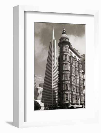 San Francisco Iconic Buildings-Christian Peacock-Framed Art Print
