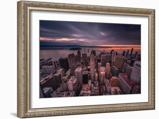 San Francisco Look Down-Bruce Getty-Framed Photographic Print
