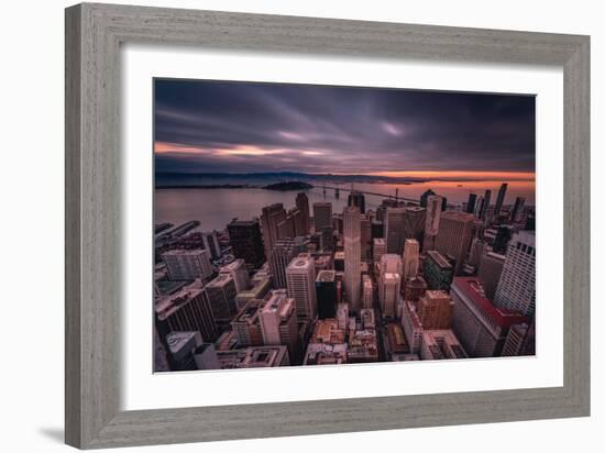 San Francisco Look Down-Bruce Getty-Framed Photographic Print