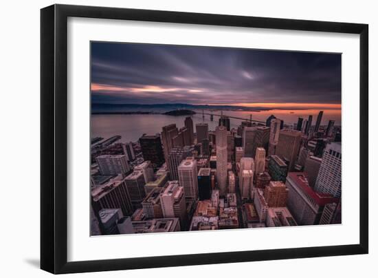 San Francisco Look Down-Bruce Getty-Framed Photographic Print