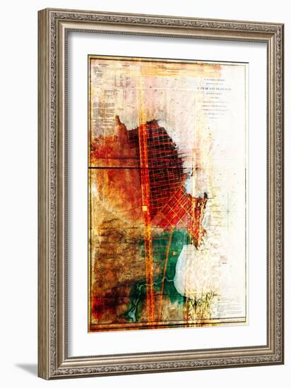 San Francisco Map 2-null-Framed Art Print