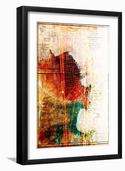 San Francisco Map 2-null-Framed Art Print