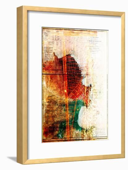 San Francisco Map 2-null-Framed Art Print