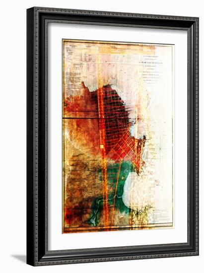 San Francisco Map 2-null-Framed Art Print