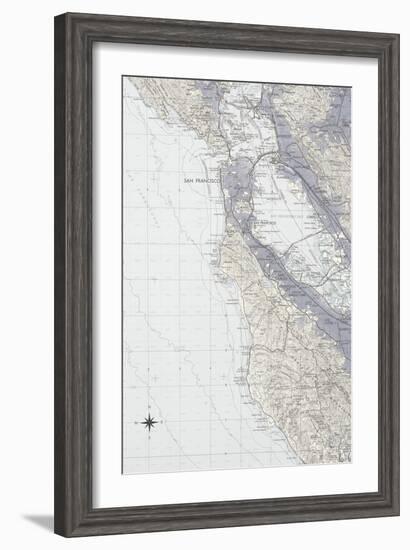 San Francisco Map B-GI ArtLab-Framed Giclee Print