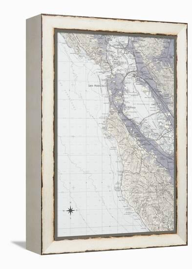 San Francisco Map B-GI ArtLab-Framed Premier Image Canvas