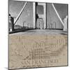 San Francisco Map II-The Vintage Collection-Mounted Giclee Print