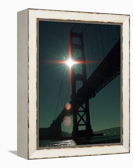 San Francisco New Year Weather-null-Framed Premier Image Canvas