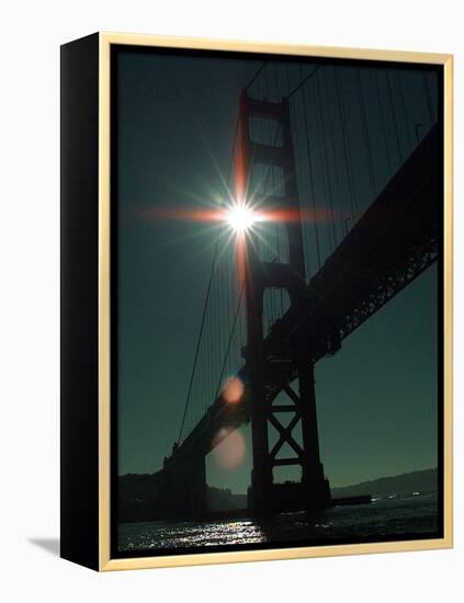 San Francisco New Year Weather-null-Framed Premier Image Canvas
