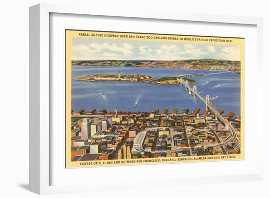 San Francisco-Oakland Bay Bridge, California-null-Framed Art Print