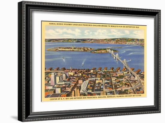 San Francisco-Oakland Bay Bridge, California-null-Framed Art Print