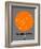 San Francisco Orange Subway Map-NaxArt-Framed Art Print