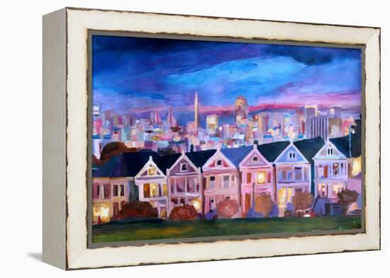 San Francisco - Painted Ladies - Alamo Sq-Markus Bleichner-Framed Stretched Canvas