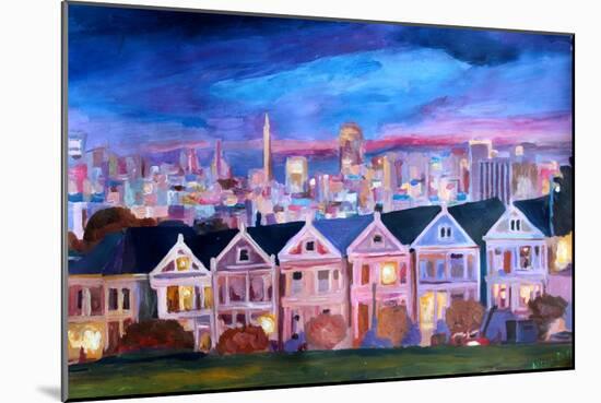 San Francisco - Painted Ladies - Alamo Sq-Markus Bleichner-Mounted Art Print