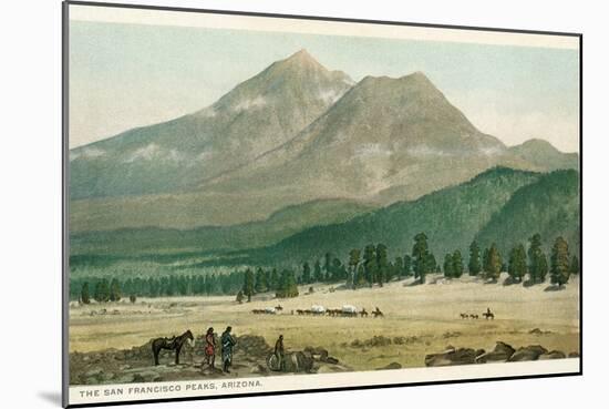 San Francisco Peaks, Arizona-null-Mounted Art Print