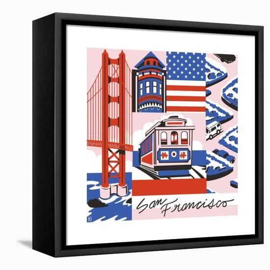 San Francisco Print-Julie Goonan-Framed Premier Image Canvas