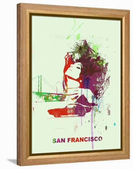 San Francisco Romance-NaxArt-Framed Stretched Canvas