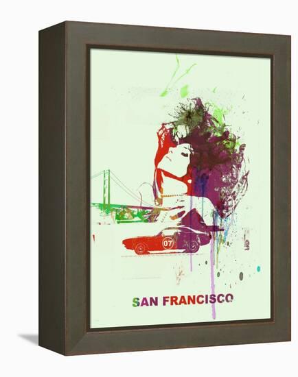 San Francisco Romance-NaxArt-Framed Stretched Canvas