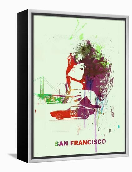 San Francisco Romance-NaxArt-Framed Stretched Canvas