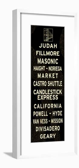 San Francisco Sign-null-Framed Premium Giclee Print