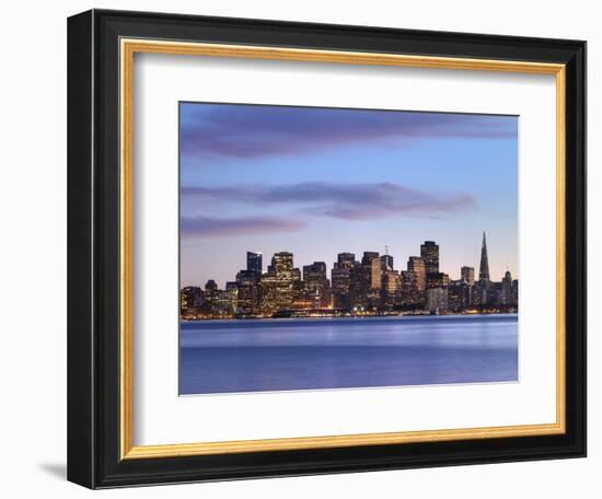 San Francisco skyline seen from Yerba Buena Island-Raimund Koch-Framed Photographic Print