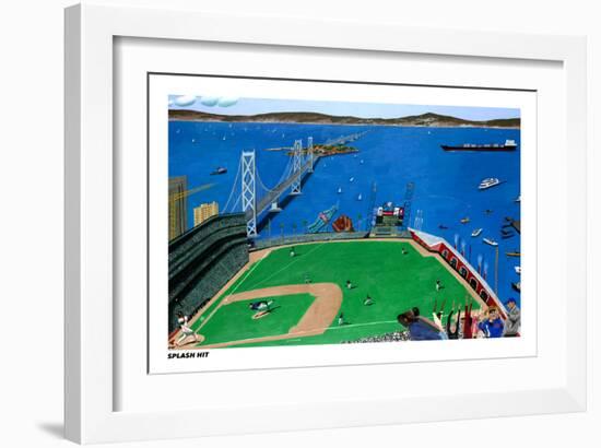 San Francisco - Splash Hit-Mark Ulriksen-Framed Art Print