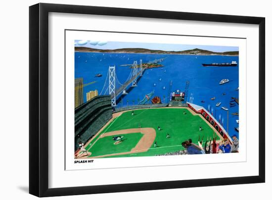 San Francisco - Splash Hit-Mark Ulriksen-Framed Art Print