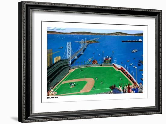 San Francisco - Splash Hit-Mark Ulriksen-Framed Art Print