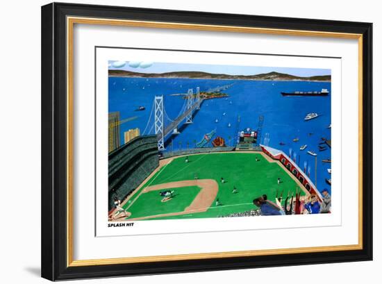 San Francisco - Splash Hit-Mark Ulriksen-Framed Art Print