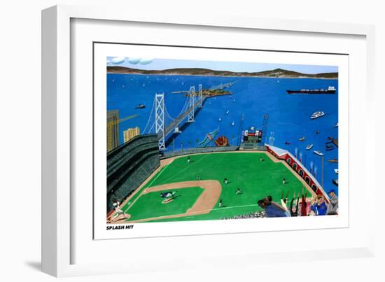 San Francisco - Splash Hit-Mark Ulriksen-Framed Premium Giclee Print