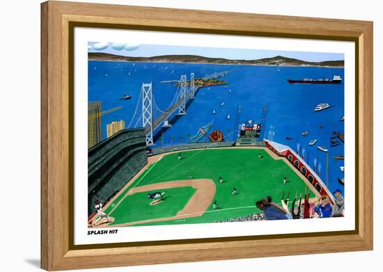 San Francisco - Splash Hit-Mark Ulriksen-Framed Stretched Canvas