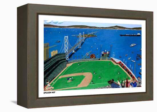 San Francisco - Splash Hit-Mark Ulriksen-Framed Stretched Canvas